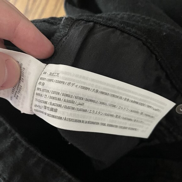 Abercrombie & Fitch Women 28/6S Black Denim Curve Love High Rise The Skinny Jean - Picture 9 of 10